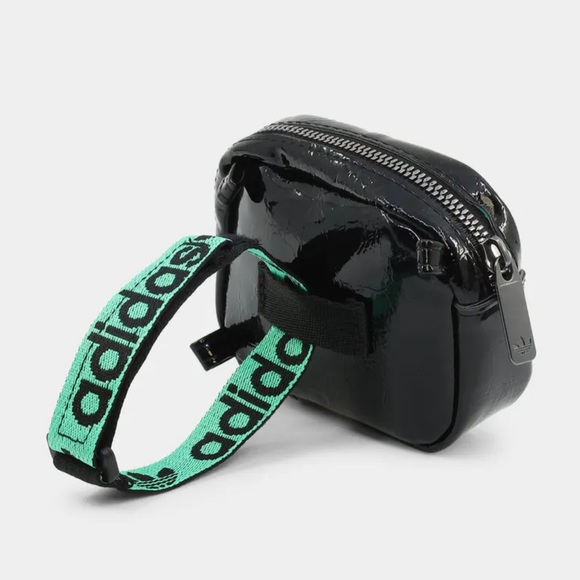 Adidas Pouch Bag Unisex Sports Travel Casual Reversible Pouch Black - Picture 6 of 7